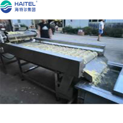 batatas fritas 500kg/H congeladas industriais que fazem a máquina para a fábrica 380v