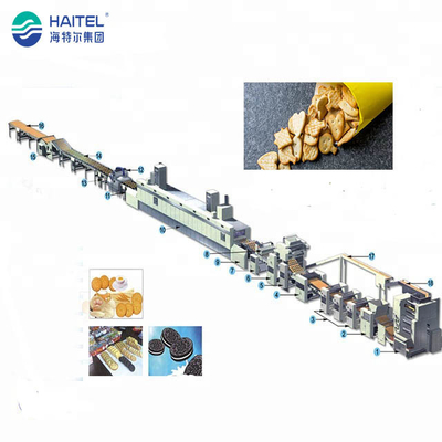 220V / linha automática 2000kgs da máquina do biscoito do sanduíche de 380V Oreo